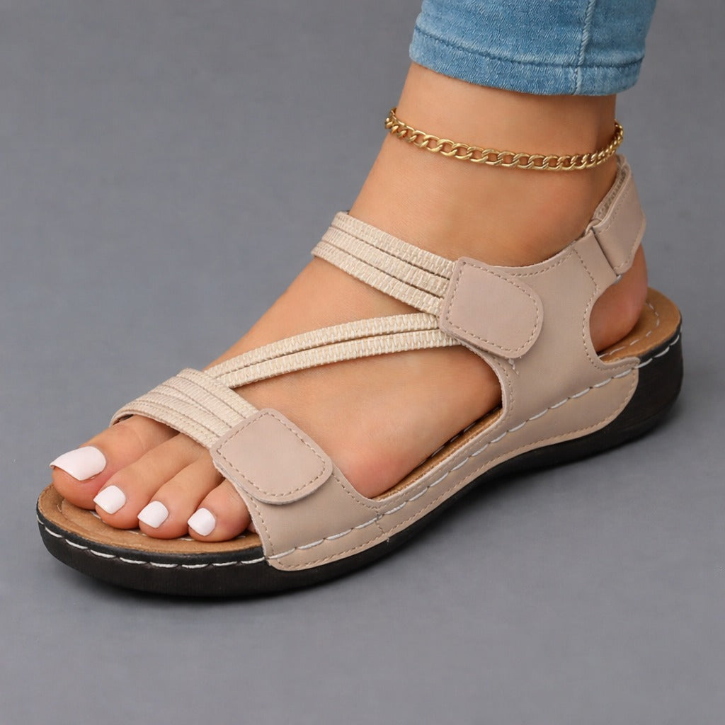 Agnes | Lightweight Comfort Sandals – Beige