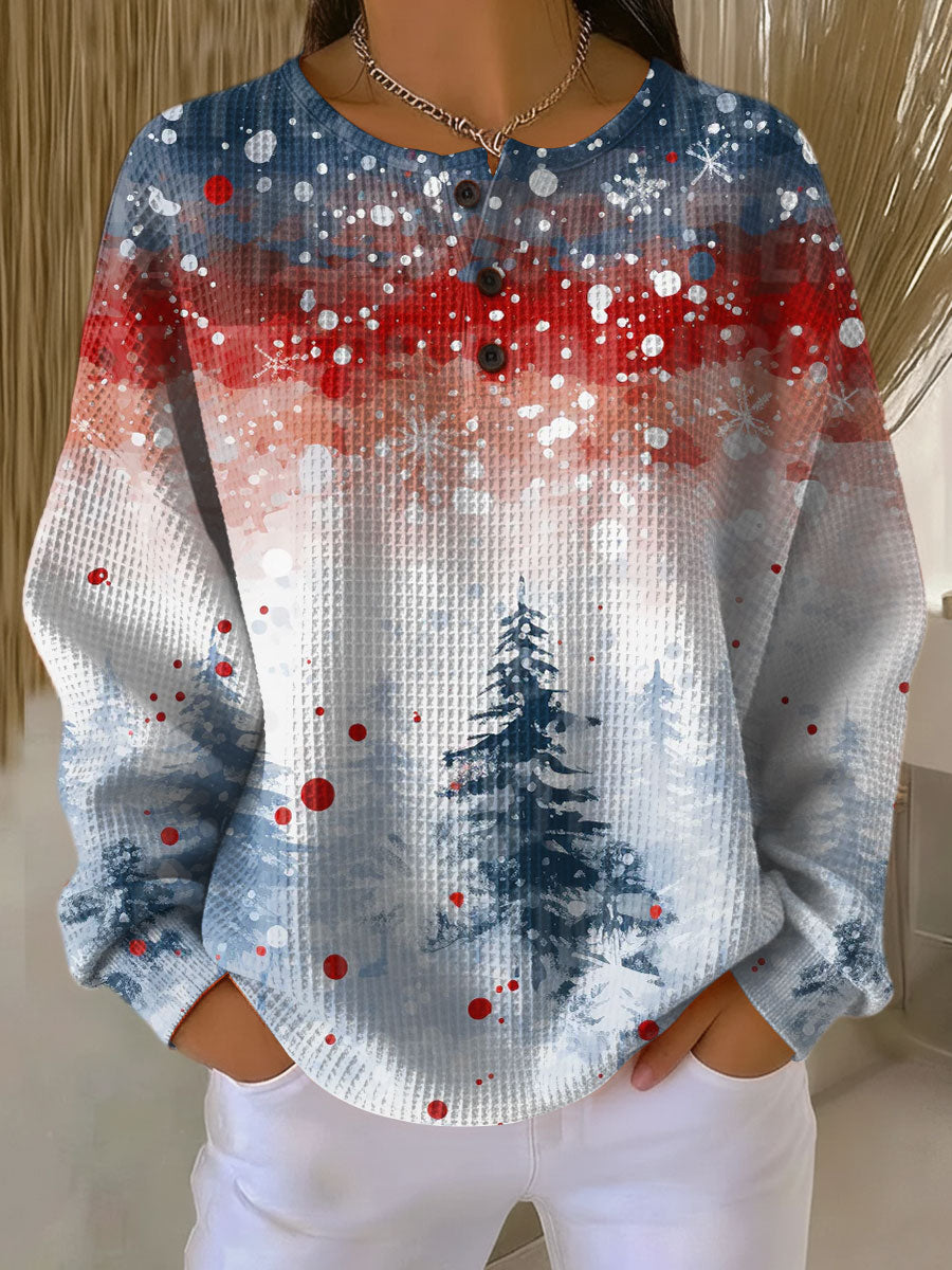 Alva | Christmas Sweater with Soft Pine Tree Pattern – Christmas