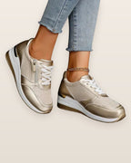 Dina | Metallic Comfort Sneakers