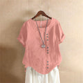 Amaya | Effortless Button Detail Summer Blouse