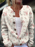Evanthea | Vintage Floral Knit Cardigan