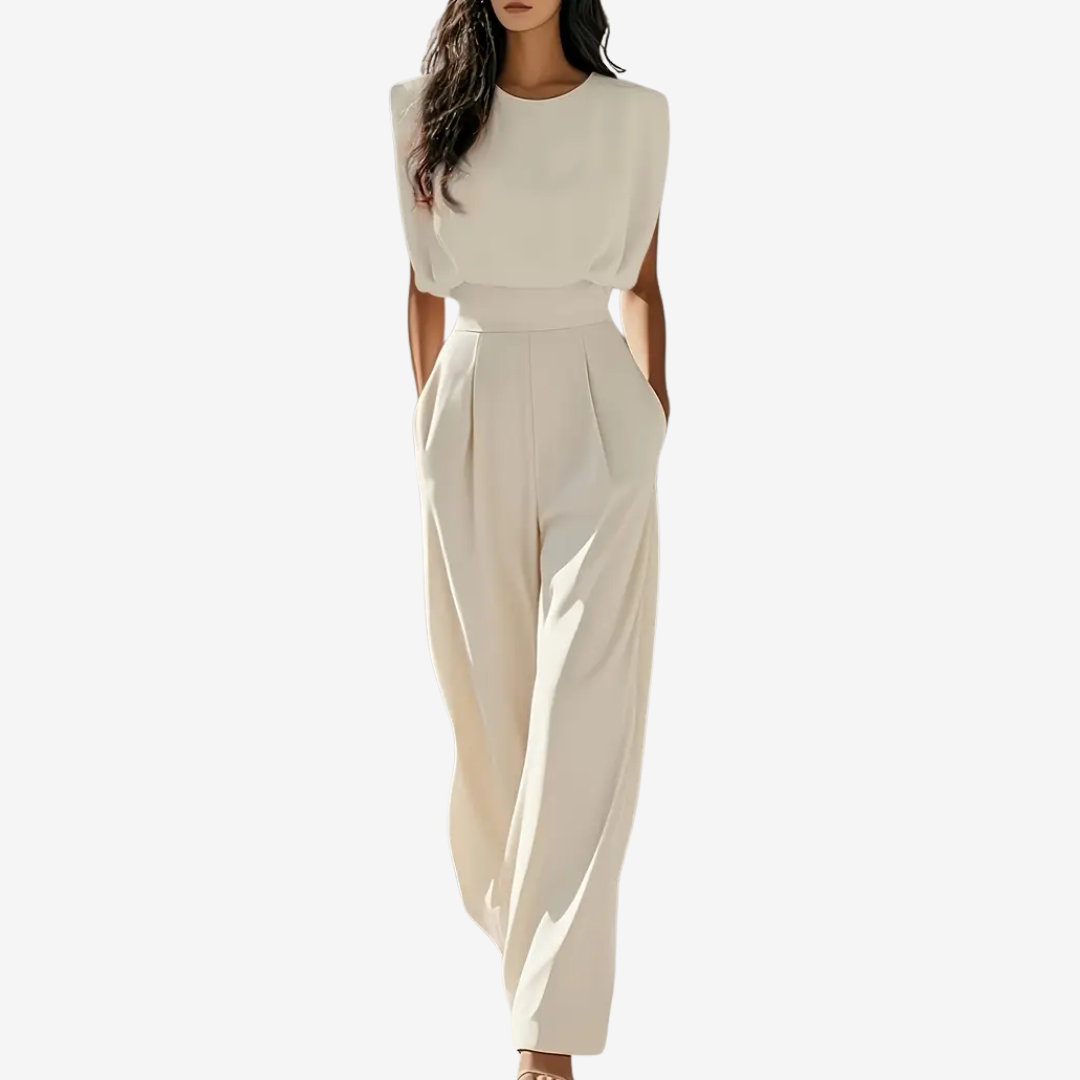 Amirah | Jumpsuit – Beige