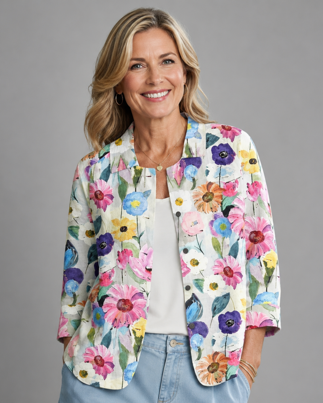 Rosamonde | Painted Daisy Blouse – Floral