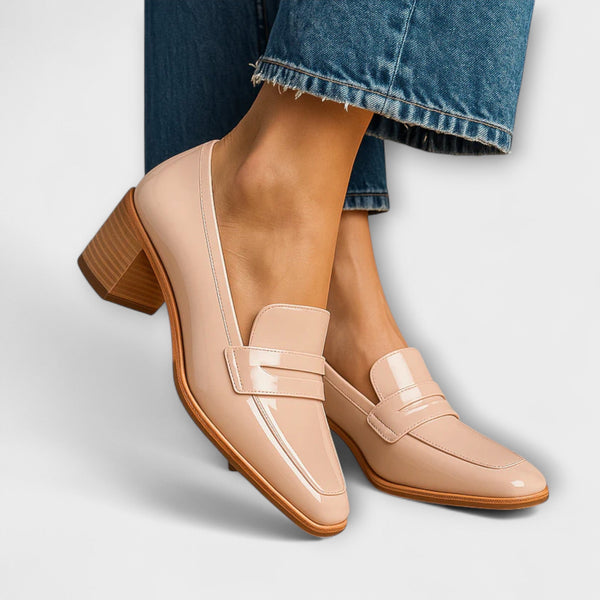Adeline | Shiny Statement Loafers