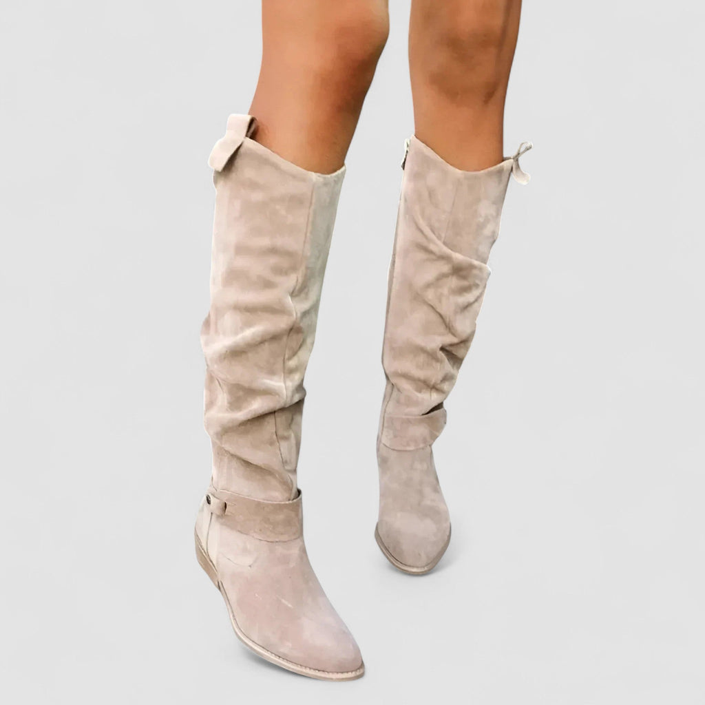 Charlotte Tall Suede Boots