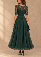 Abella | Lace and Chiffon Dress