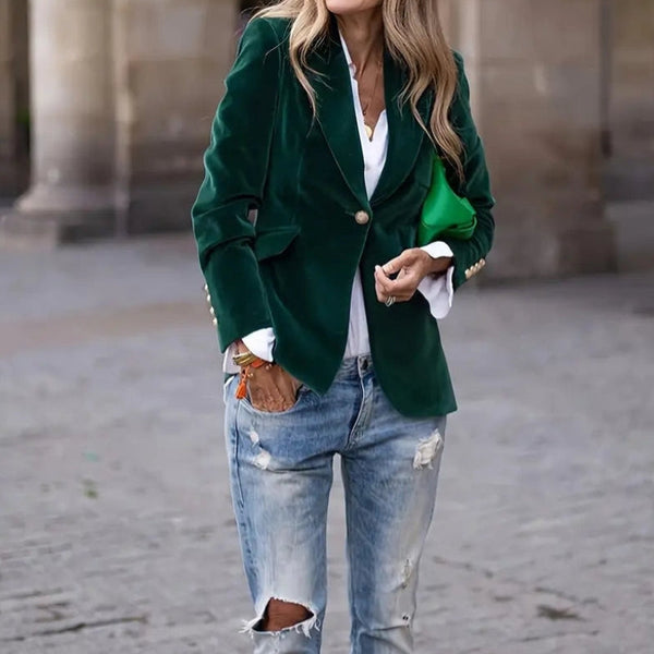 Alina | Lapel Collar Blazer
