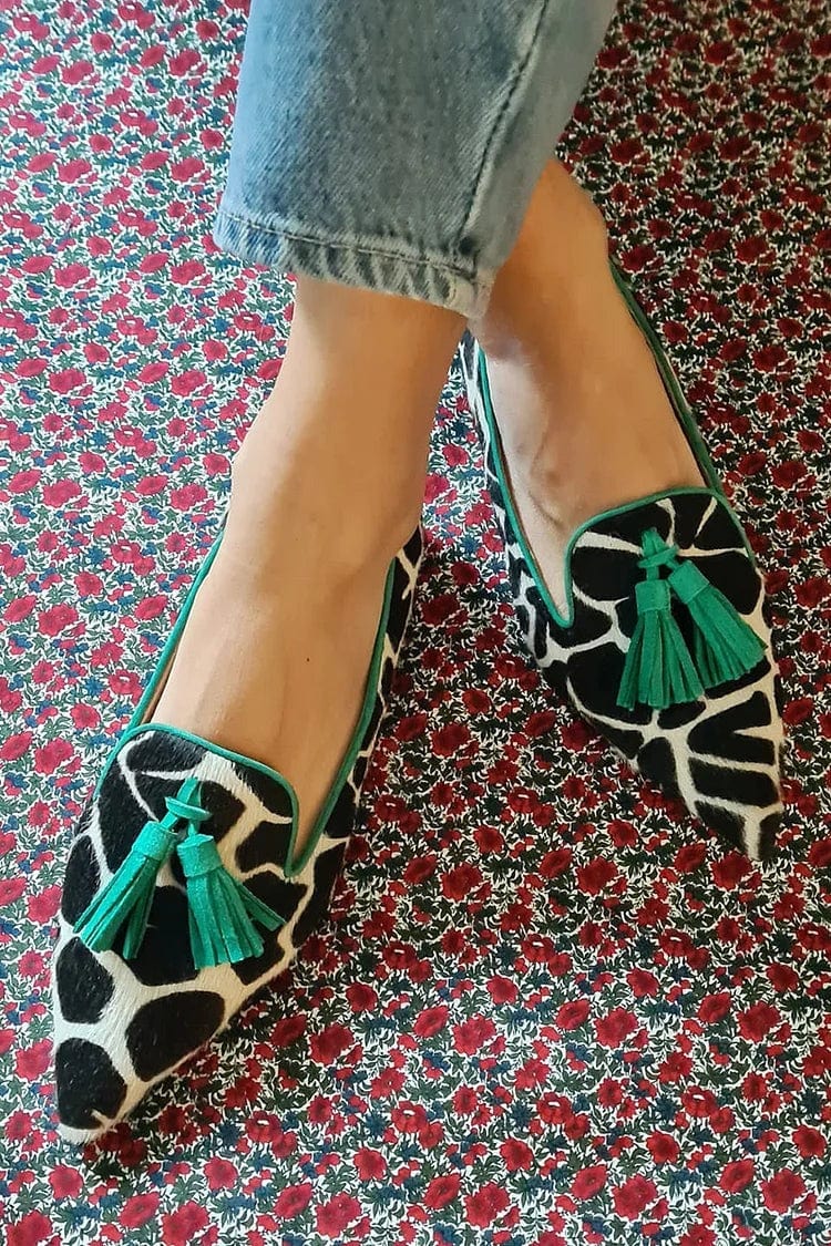 Beatrice | Elegant Pointed Loafers – Green