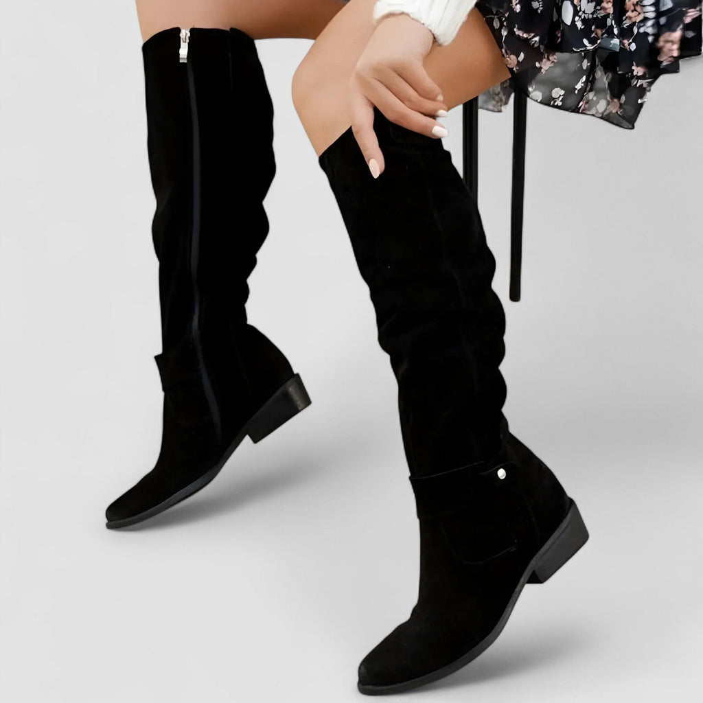 Charlotte Tall Suede Boots