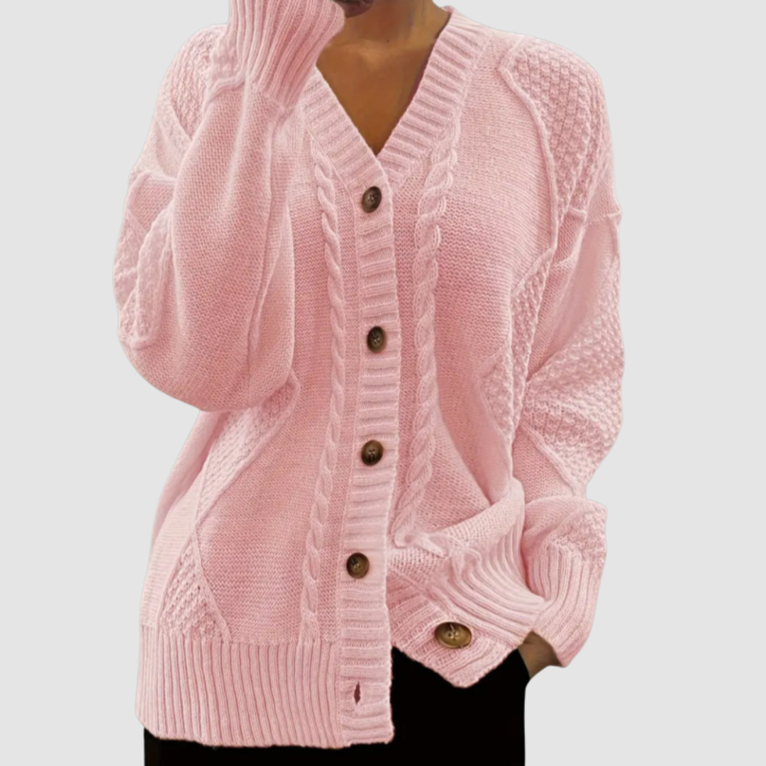 Adreana | Comfortable Sweater – Pink