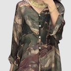 Aurora | Elegant Printed Two-Piece Set
