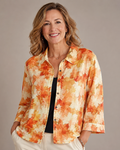 Laurentine | Watercolour Leaf Blouse