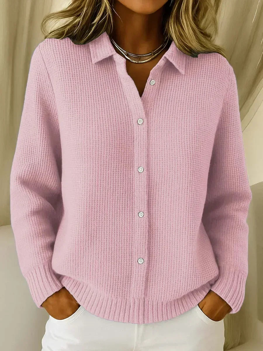Ruthanne | Button Cardigan – Pink
