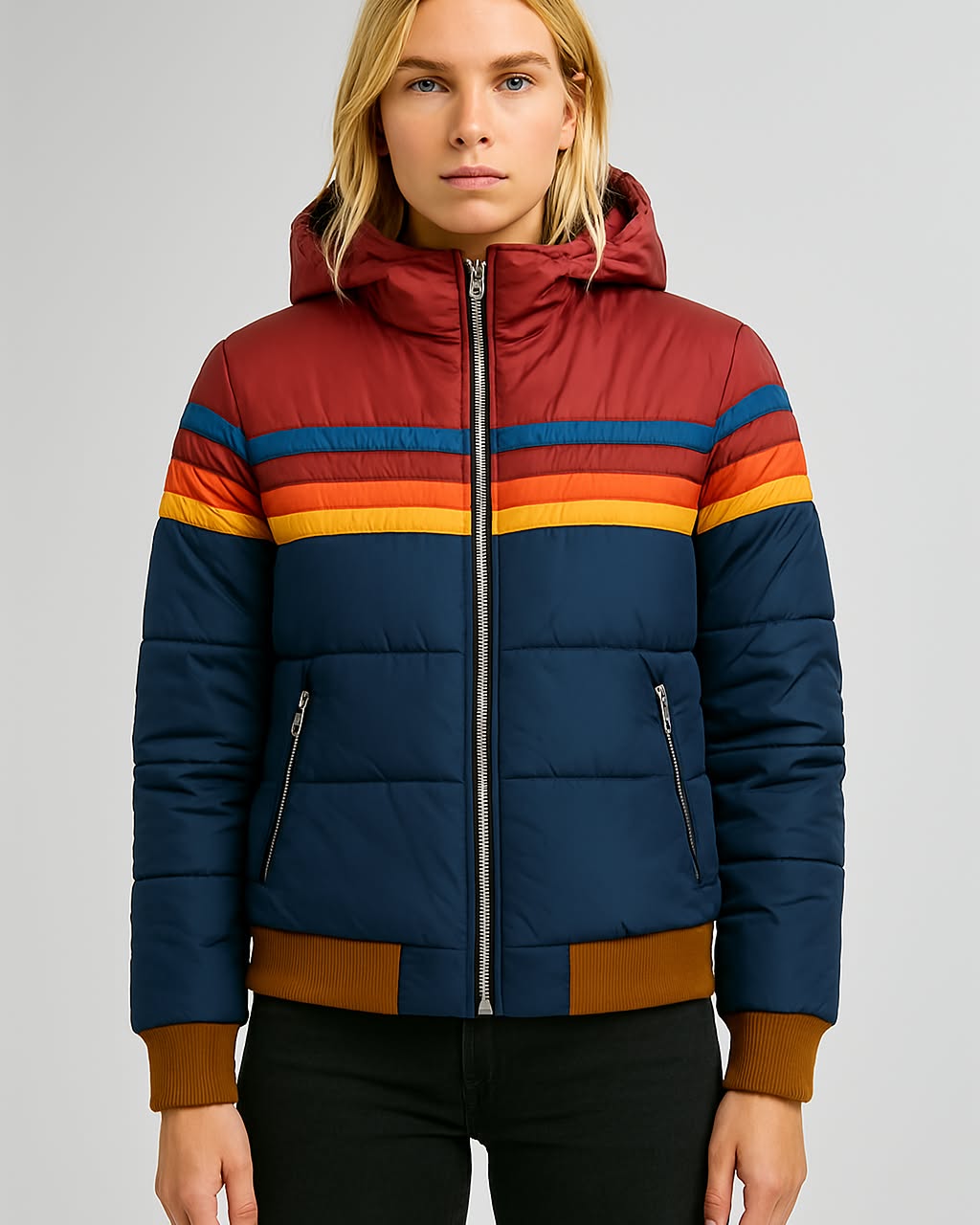 Opaline | Rain Coat – Navy Blue