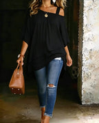 Amiyah | Asymmetric Blouse