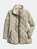 Aveline | Floral Art Quilted Jacket