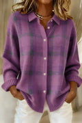 Fieldstone | Relaxed Fit Checked Cardigan