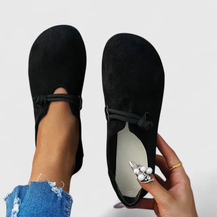 Edith | Orthopedic Loafers – Black