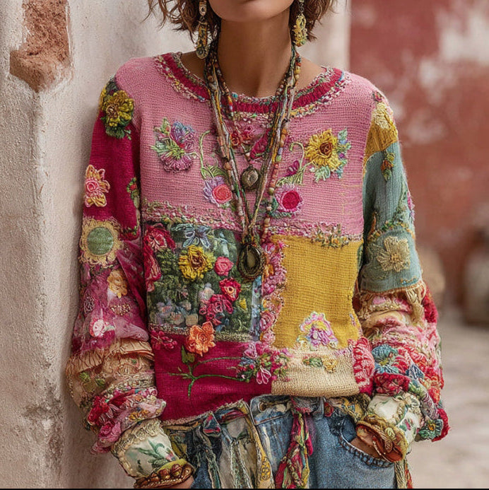Bea | Women's Boho Knit Sweater – Paradise