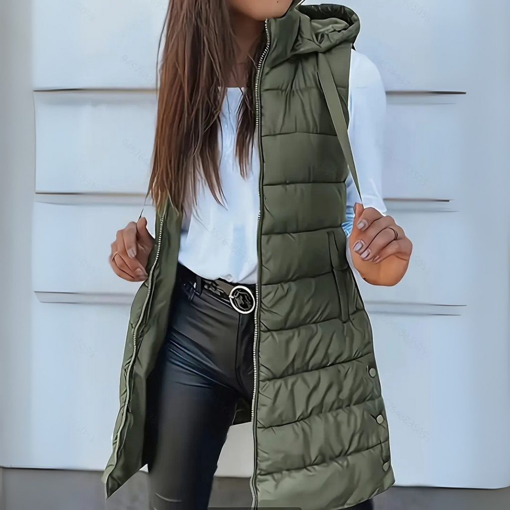 Betty | Long Hooded Puffer Jacket