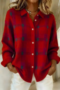Ivalene | Plaid Button Cardigan