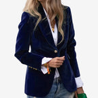 Alina | Women's Blazer Jacket with Lapel Collar and Buttons