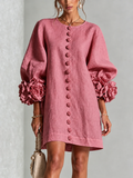 Arianna | Button-Down Mini Dress