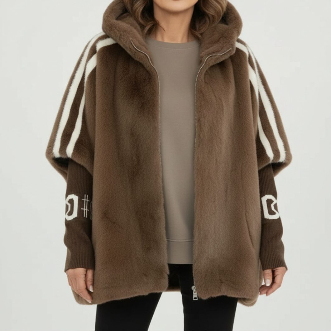 Brielle | Hooded Jacket – Brown