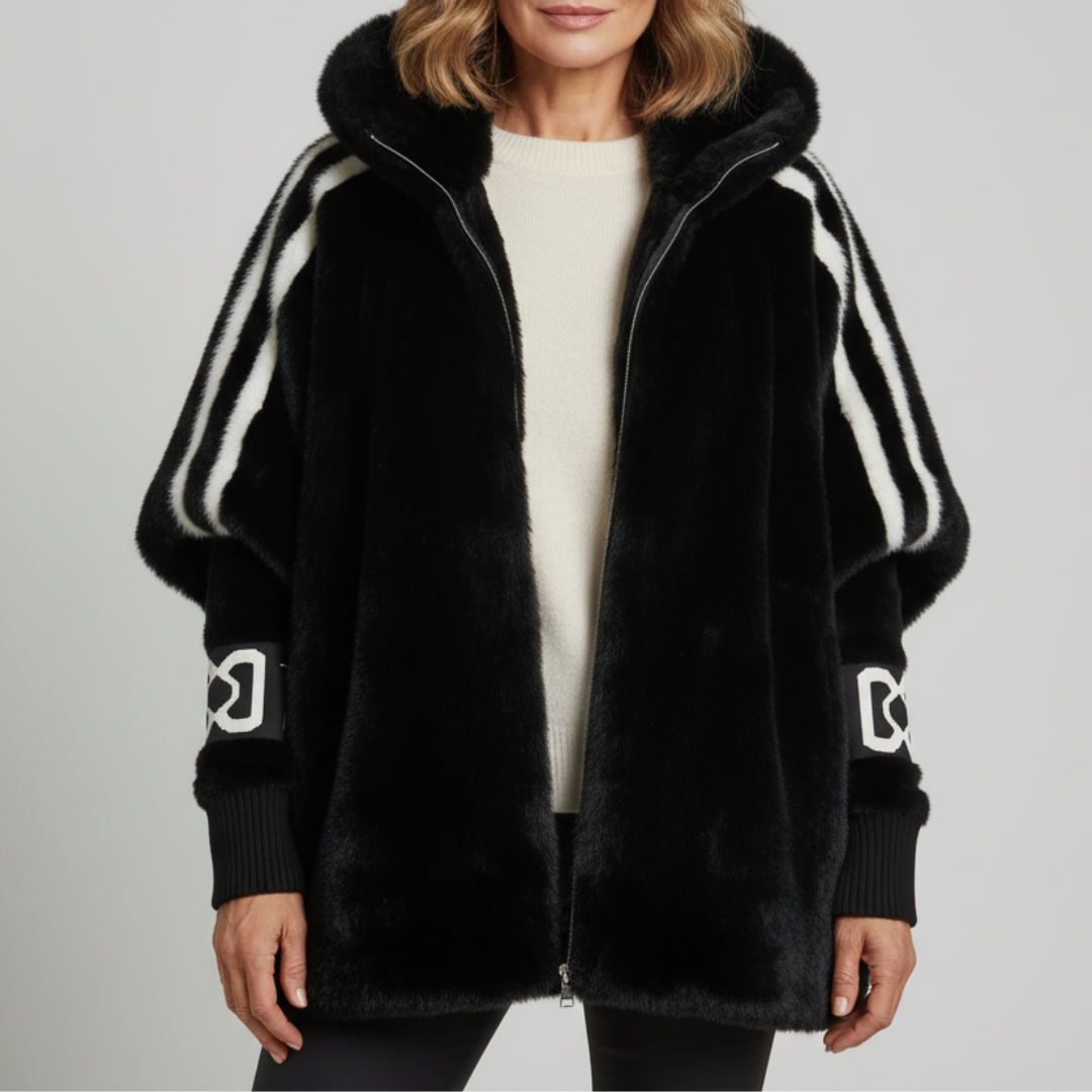 Brielle | Hooded Jacket – Black