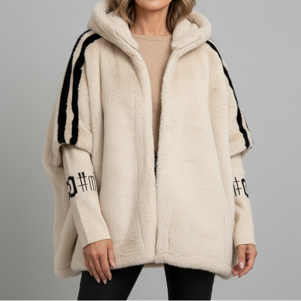 Brielle | Hooded Jacket – Beige