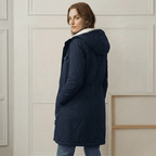 Marjorie Cozy Hooded Weatherproof Coat