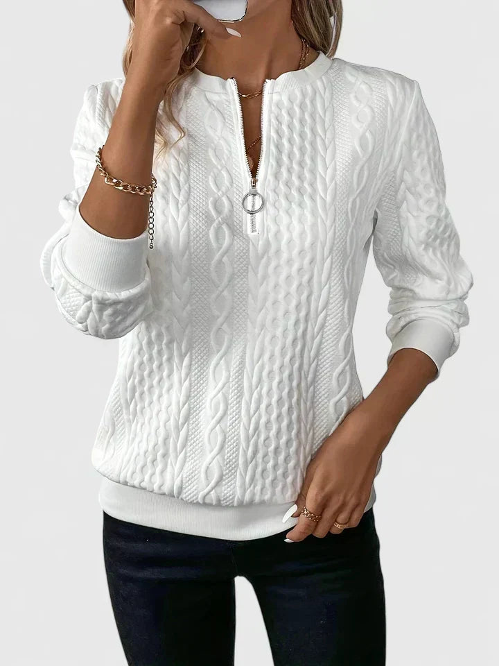 Ara | Comfortable Sweater – White