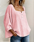 Annika | Stylish Relaxed Button Blouse
