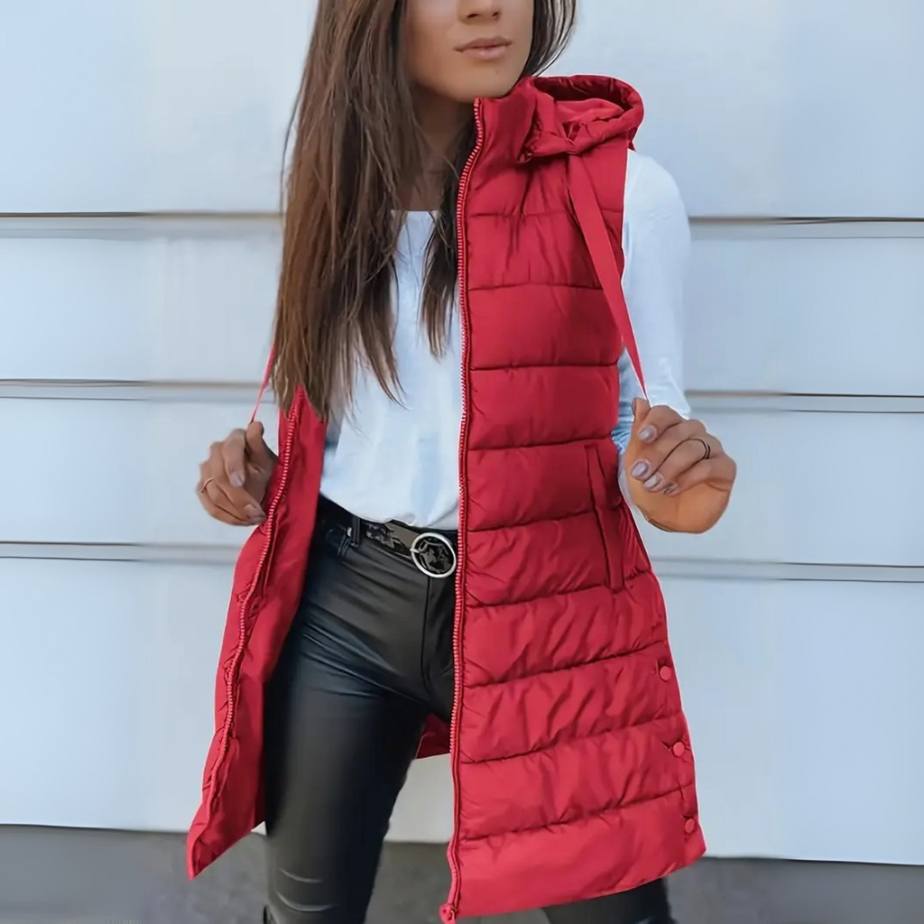 Betty | Long Hooded Puffer Jacket