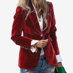 Alina | Women's Blazer Jacket with Lapel Collar and Buttons