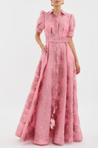 Anabella | Dress with Short Puff Sleeves