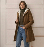 Marjorie Cozy Hooded Weatherproof Coat
