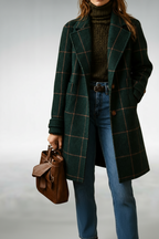 Lauren Classic Checkered Coat