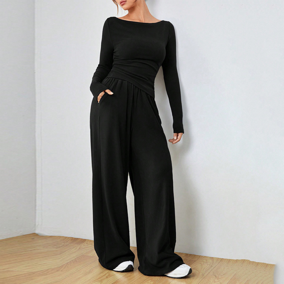 Abigail | Elegant Cozy Set – Black