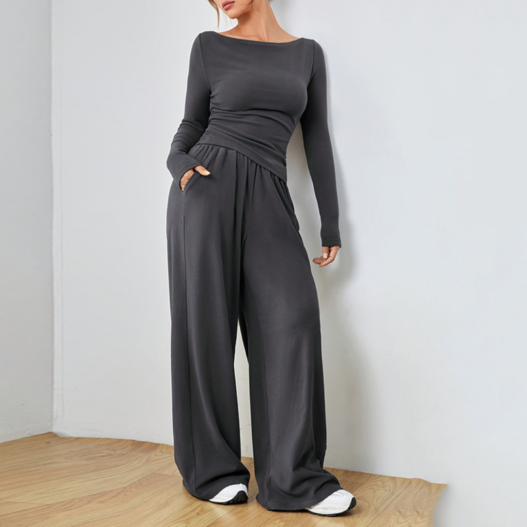 Abigail | Elegant Cozy Set – Gray