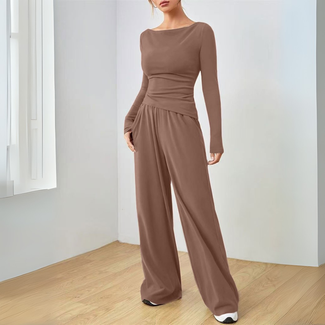 Abigail | Elegant Cozy Set – Light Brown