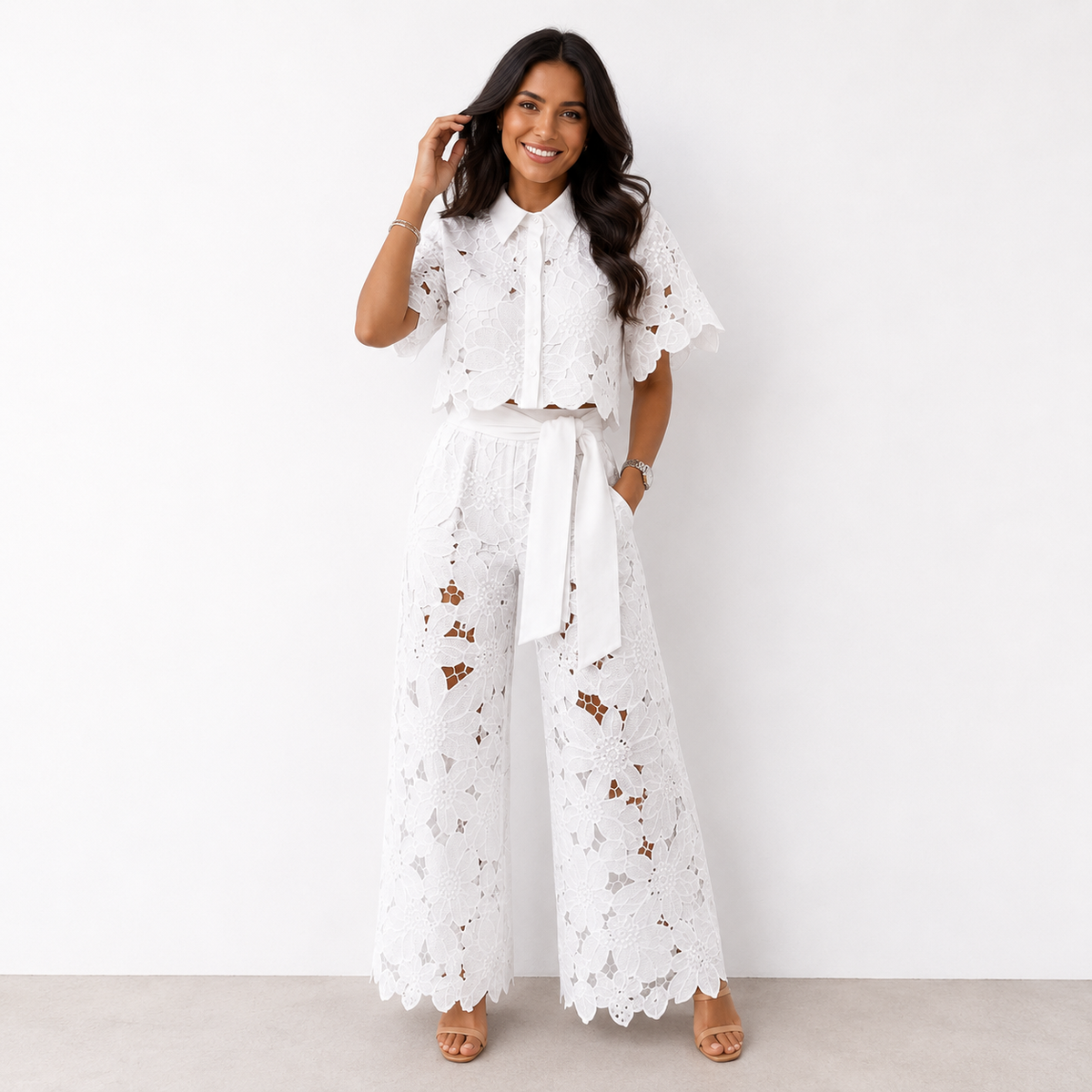 Arielle | Comfortable Set – White