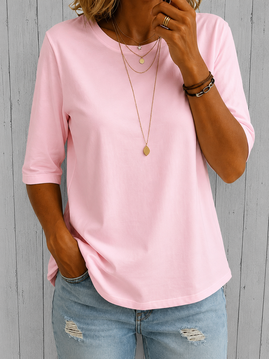 Calvera | Comfort Coverage Shirt – Pink