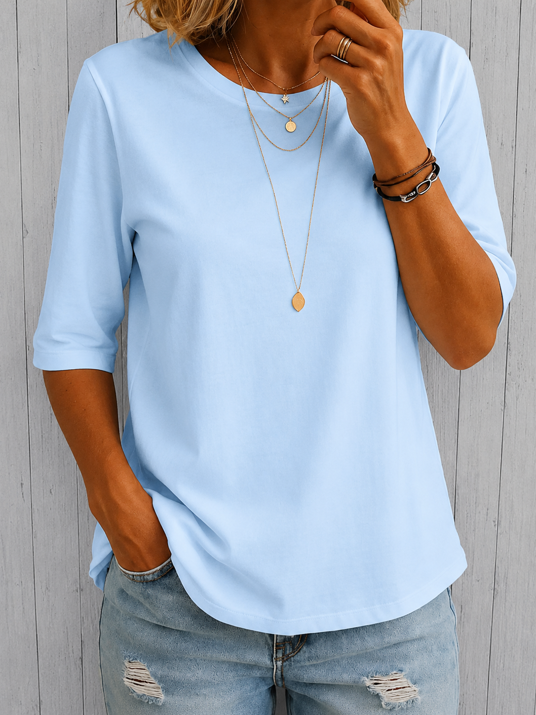 Calvera | Comfort Coverage Shirt – Blue
