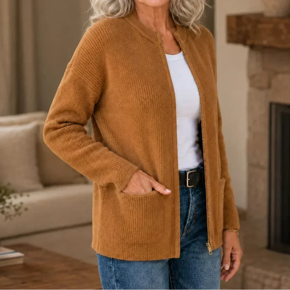 Alianna | Timeless Cardigan – Brown
