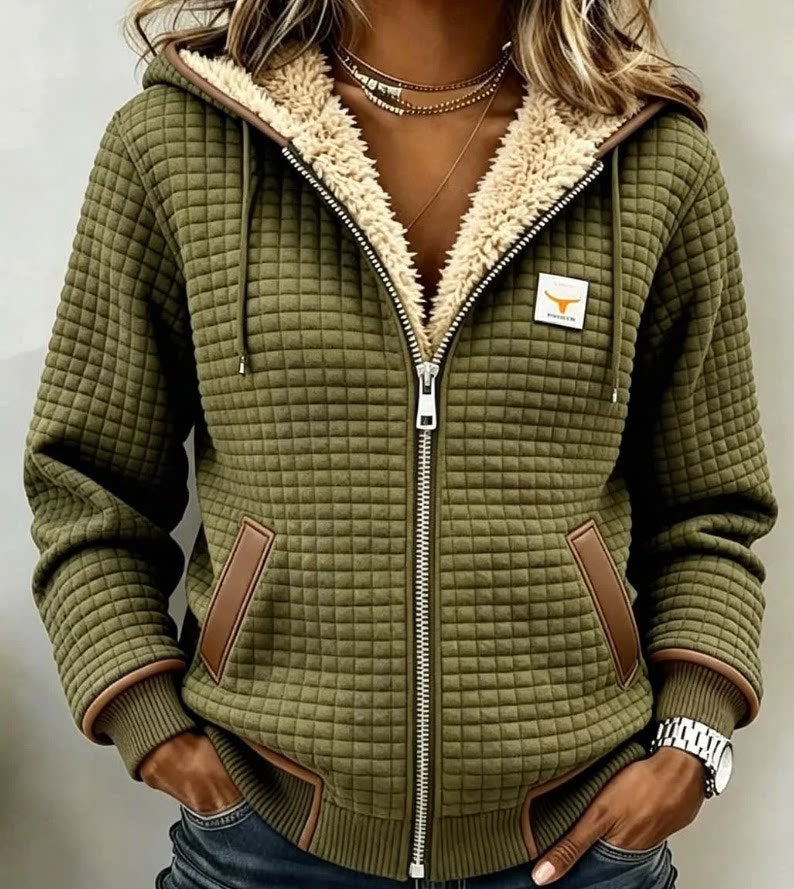 Camille | Women’s Quilted Hooded Jacket
