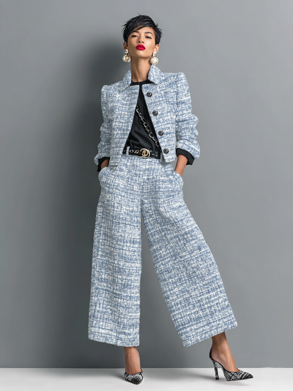 Akira | Stylish Two-Piece Set – Blue