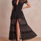 Sophia | Sheer Lace Maxi