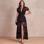 Sophia | Sheer Lace Maxi