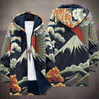 Addison | Art-Inspired Hooded Cardigan